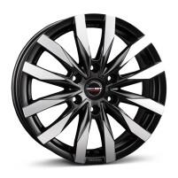 Borbet CW6 black polished matt 6,5x16 6x130 ET62 CB84,1 60° 6.5/16