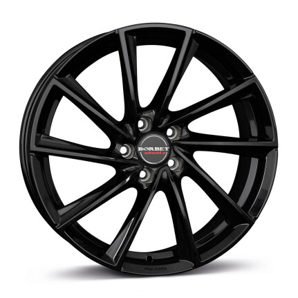Borbet VTX black glossy 8x18 5x108 ET45 CB72,6 60° 8x18