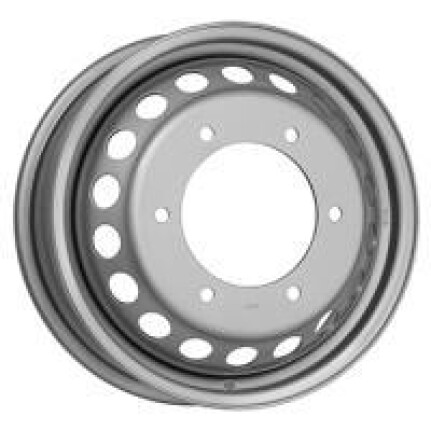 Kfz 9696 Silver 5,5x17 6x205 ET113 CB161,1 (HM: 121.5) Flat 5.5x17