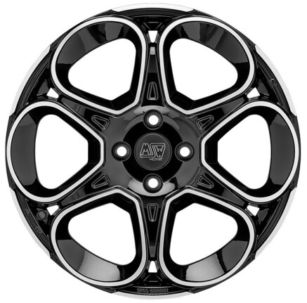 Msw 83 Gloss Black Full Polished 7x17 5x114.3 ET32 CB73,1 60° 7x17
