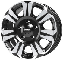 Cms C31 Diamond Black Gloss 6,5x16 5x118 ET60 CB71,1 60° 6.5/16
