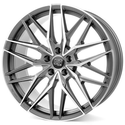 Msw 50 Matt Gun Metal Full Polished (Mgmfp) 10x22 5x112 ET18 CB66,6 60° 10x22