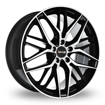 Avus AF19 Black Polished 8x18 5x120 ET45 CB72.6 60° 8x18