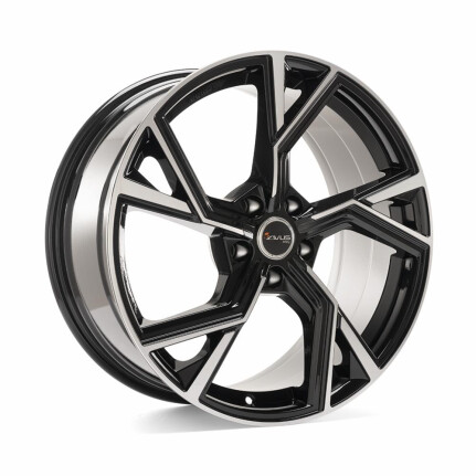 Avus AF20 Black Polished 8x18 5x112 ET28 CB66.6 R13 8x18