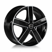 Avus AC-V51 Black Polished 6,5x16 5x114.3 ET50 CB66.1 60° 6.5/16