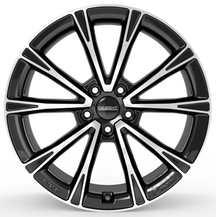 Dezent AR dark Black/polished 9x19 5x108 ET53 CB63,4 60° 9x19