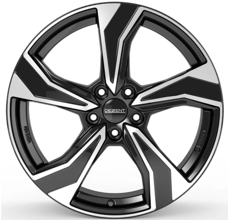 Dezent KB dark Black/polished 7,5x19 5x108 ET50 CB63,4 60° 7.5x19