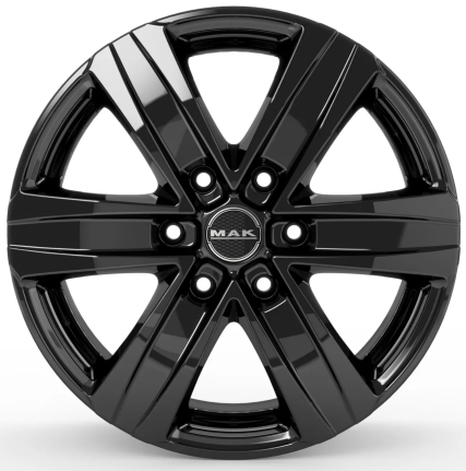 Mak Stone 6 Gloss Black 8x18 6x139.7 ET35 CB106,1 Flat 8x18