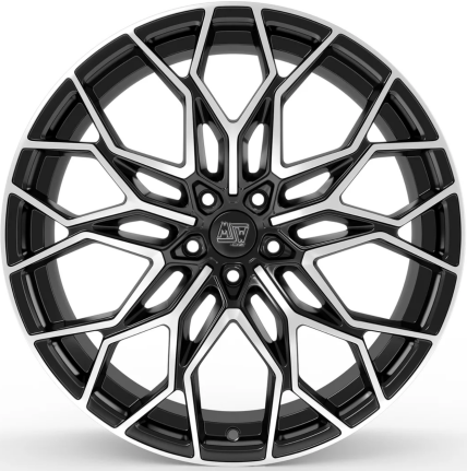 Msw 51 Gloss Black Full Polished 10x20 5x112 ET40 CB73,1 60° 10x20