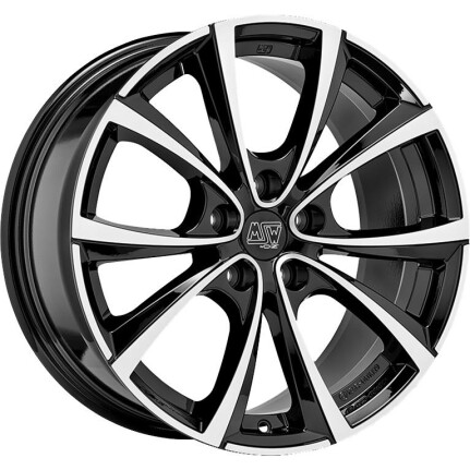 Msw 27T Gloss Black Full Polished 9,5x20 5x114.3 ET45 CB64,1 60° 9.5x20