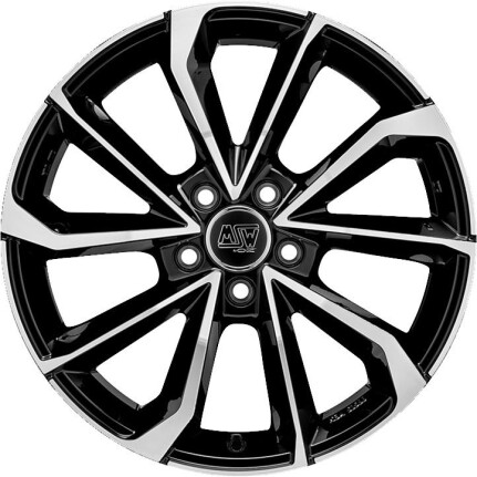 Msw 42 Gloss Black Full Polished 7,5x17 5x108 ET38 CB73.1 60° 7.5x17
