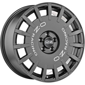 Rally Racing Van Dark Graphite Silver Lettering 8x18 5x120 ET45 CB65,1 R14