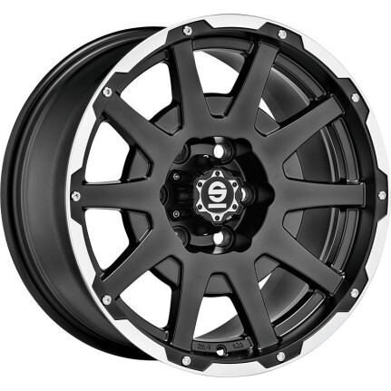 Sparco Dakar Matt Black Lip Polished+Rivets 8,5x18 6x139.7 ET27 CB106,1 60° 8.5x18