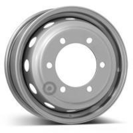 Kfz 6024 Silver 6x16 6x205 ET124 CB161,1 Flat 60° 6x16