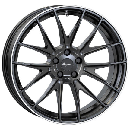 Breyton Race GTX Matt Black with Polished Lip 10x20 5x112 ET35 CB66,6 60° 10x20