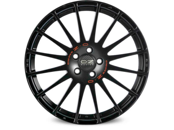 Oz Racing Superturismo GT Matt Black Red Lettering 7,5x17 5x112 ET50 CB75,0 R12 7.5x17