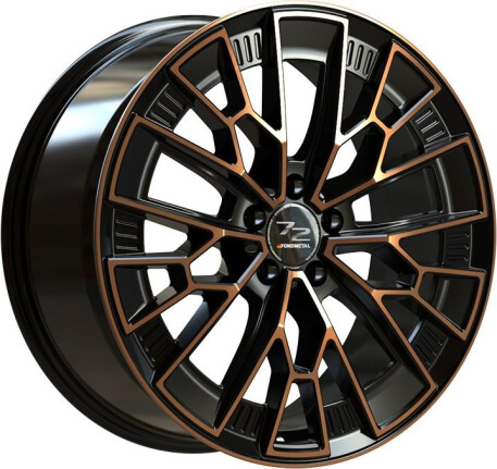 Fondmetal 1972 Black Clearcoat Matt Bronze Machined 11x21 5x112 ET39 CB66,6 60° 11x21