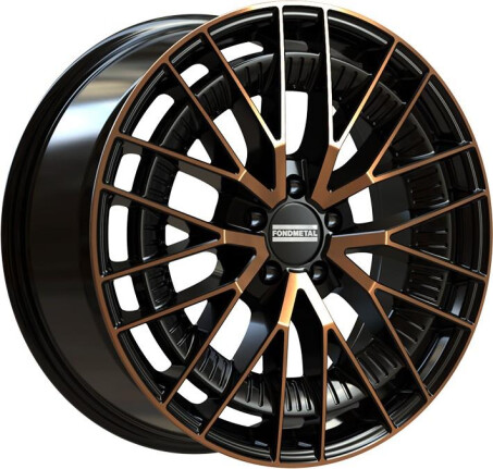Fondmetal Kari Black Clearcoat Matt Bronze Machined 8x18 5x112 ET45 CB66,6 R14 8x18