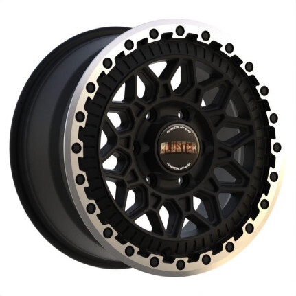 Fondmetal Bluster Matt Black Machined Lip 8,5x17 6x130 ET40 CB84,1 R14 8.5x17