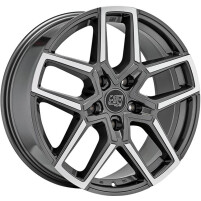 Msw 52 Gloss Gun Metal Full Polished 8,5x20 5x114.3 ET45 CB73,1 60° 8.5/20